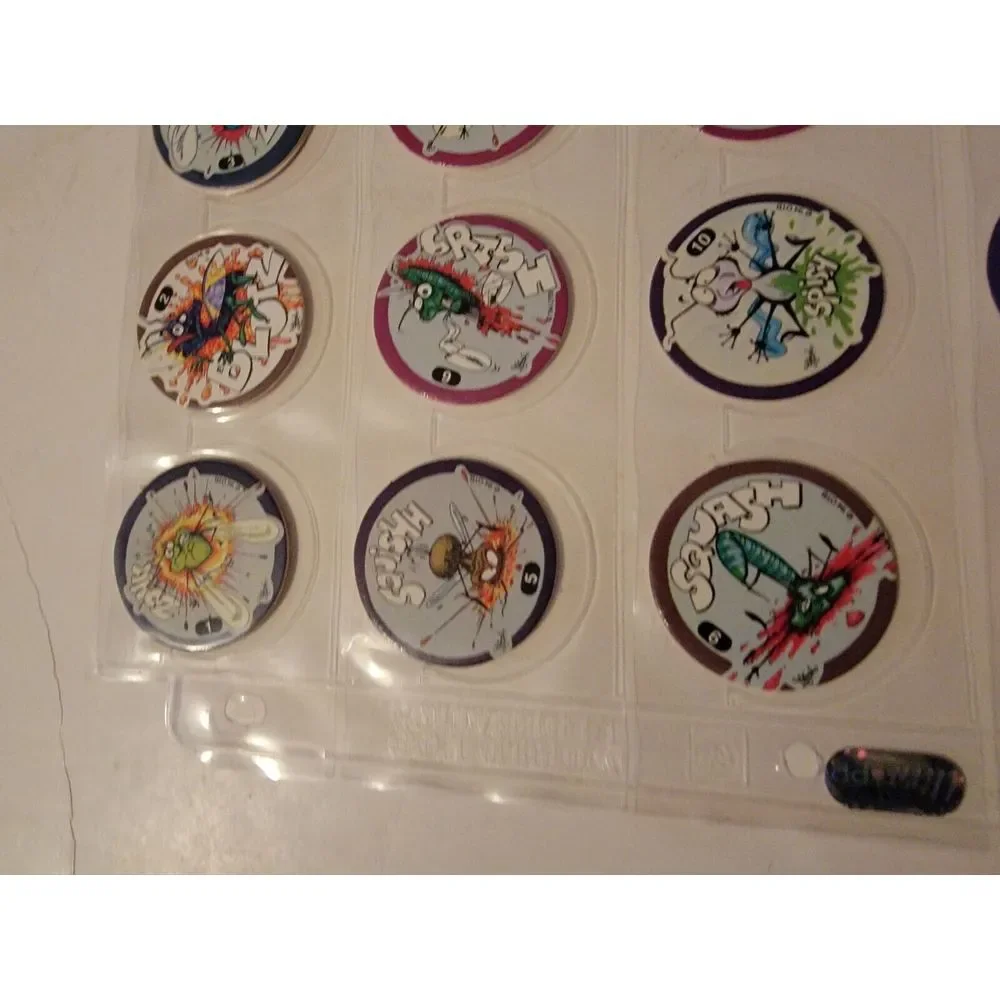 Lot Of 20 Vintage POGs Misc. Insects Dead Bugs Splat Butterfly Crash Fly